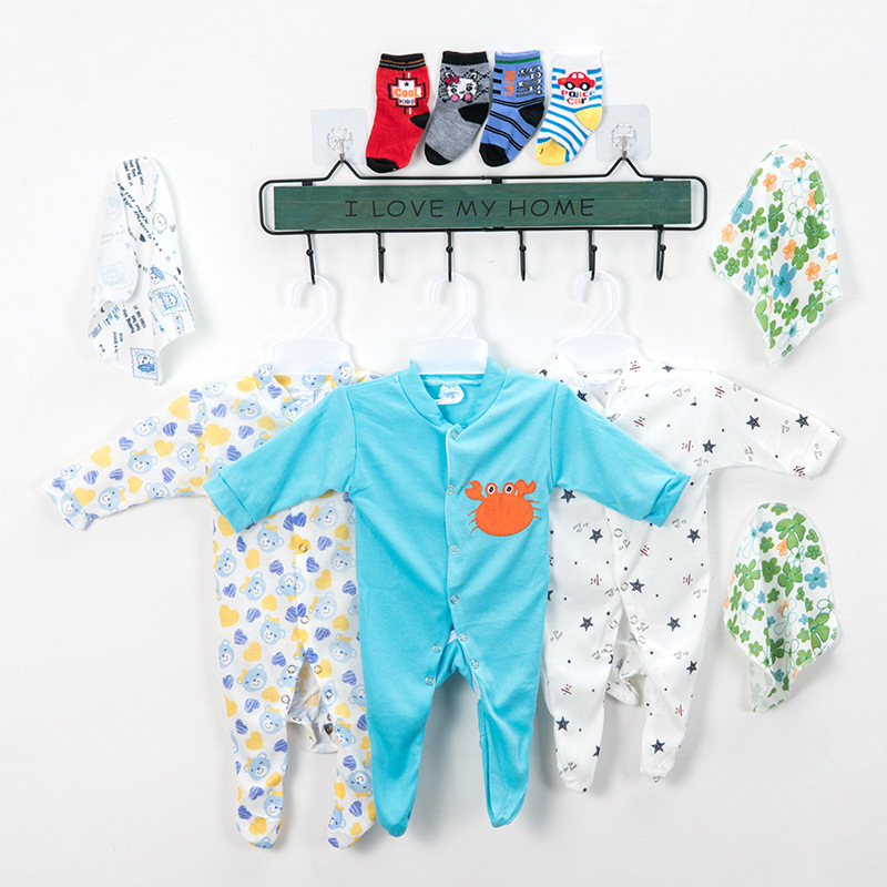Factory direct newborn suit 0-December pure cotton clothing Net box gift ten-piece Baby Jumpsuit