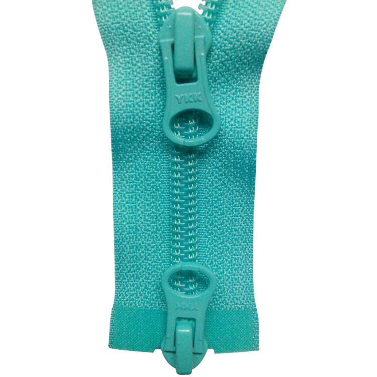 供应ykk5号双头开尾自锁尼龙拉链多款YKK服装上下开拉链满包邮