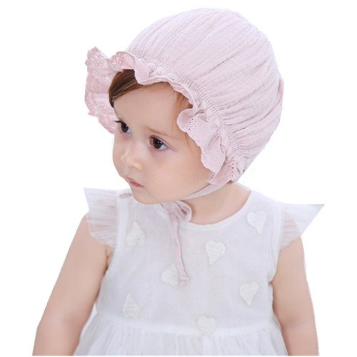 Korean Version New Children's Hat Spring Princess Hat Infant and Toddler Cotton Fabric Washable Cap Baby Court Hat