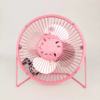 Metal small table cartoon cute air fan for elementary school students, 6 inches, 4inch