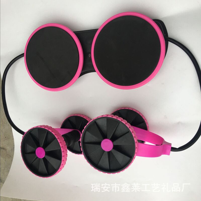 In stock upgraded abdominal wheel double-wheel abdominal muscle sit-up mute yoga tension rope In stock upgraded abdominal wheel double-wheel abdominal muscle sit-up mute yoga tension rope