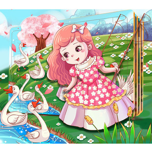 30Ƭ��ͯƴ�D ����ƴ�����������ľ�|2-3-4�q��Ů���׃��@S���