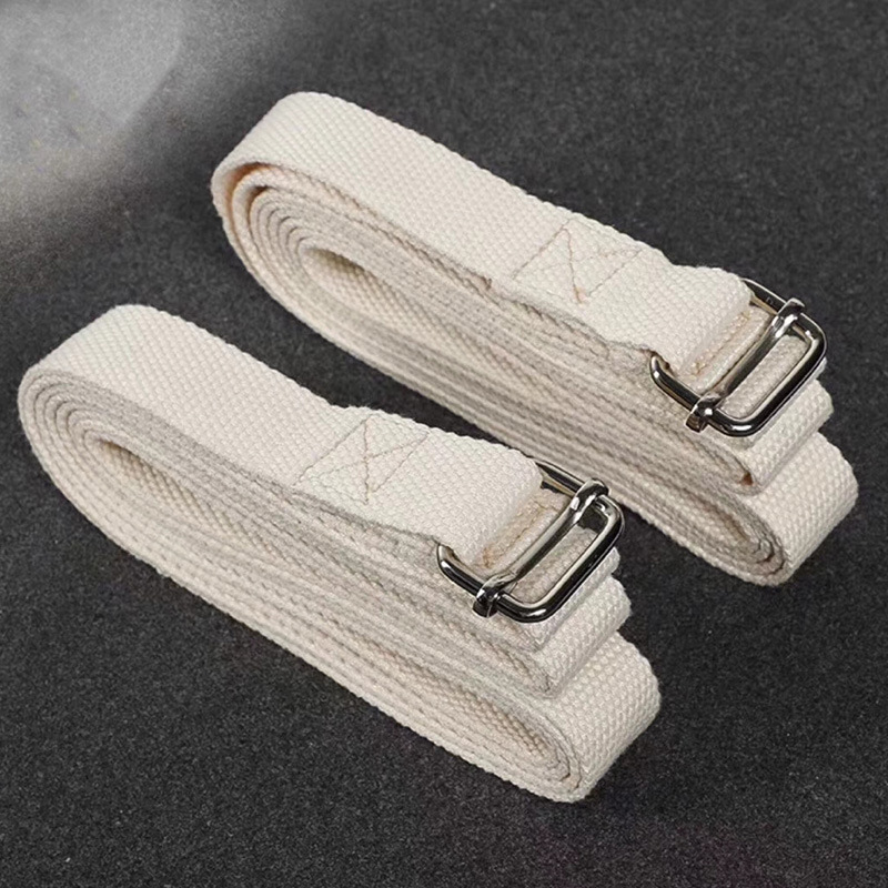 Atogai Factory Outlet Open Shoulder Stretching Training Posture Correction Assistive Yoga Belt Iyengar Cotton Stretching Belt