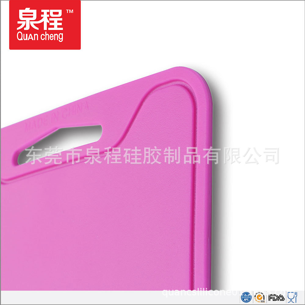 Tabla de cortar de silicona cuadrada de grado alimenticio plegable fácil de limpiar tabla de cortar cocina multifuncional tabla de cortar antideslizante al por mayor