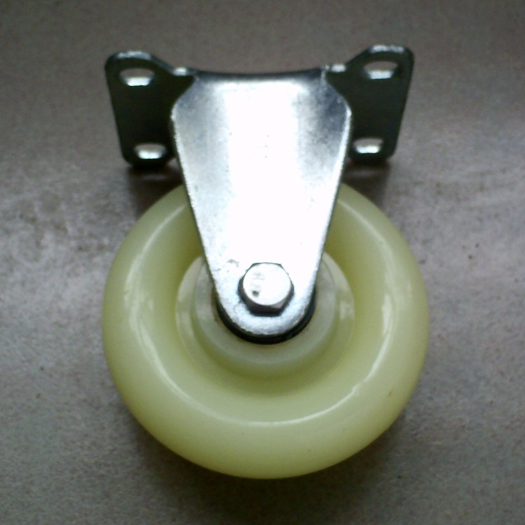 供应4寸轻型上海式支架2.5mm白尼定向工业脚轮 白尼定向工业脚轮