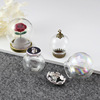 Glossy crystal handmade, accessory, necklace, spherical pendant, wholesale