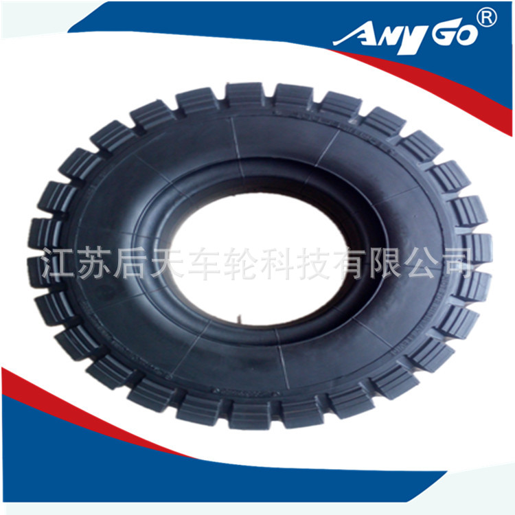 厂家批发扫地车AnyGo实心轮胎400x100及配套轮辋4.00－8实心轮胎