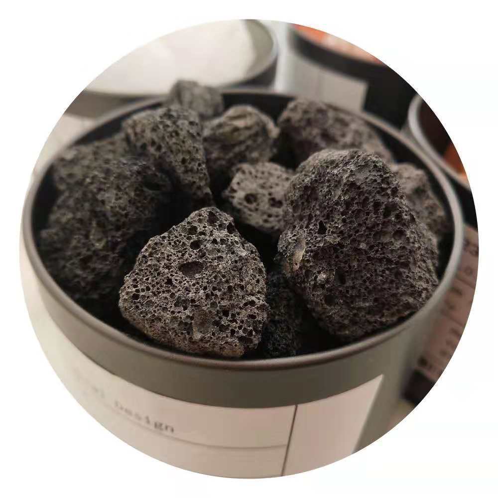 火山石 多肉种植火山 水族过滤火山石颗粒 烧烤用煅烧火山石