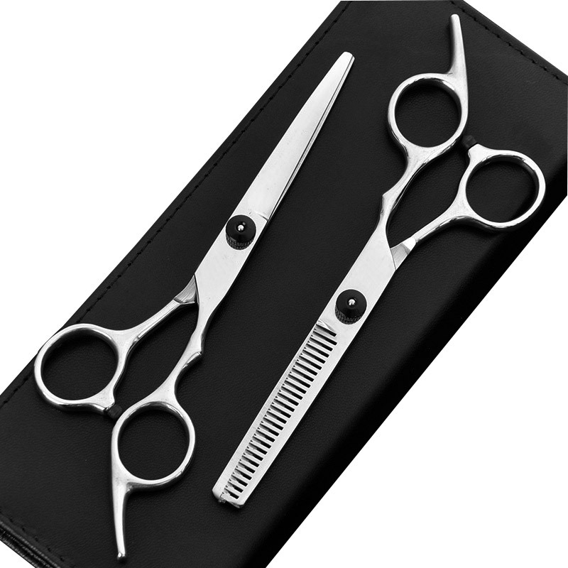 厂家直销 炫火中档理发剪刀美发剪刀平剪牙剪打薄剪刘海剪套装