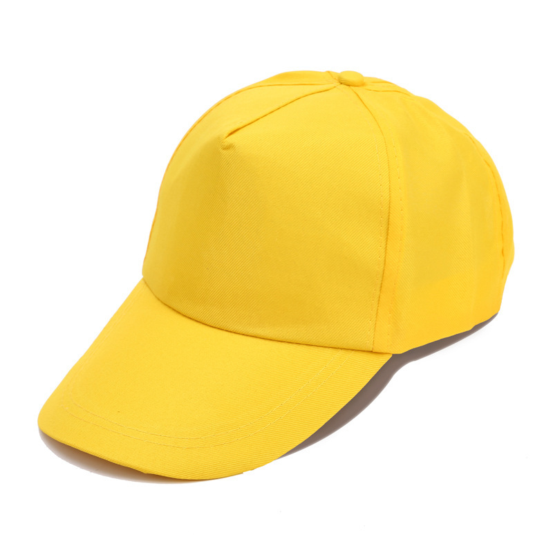 Primary School Students Safety Little Yellow Hat Advertising Hat Spring and Summer Travel Hat Wholesale Printed Logo Printing Volunteer Hat Activity Hat
