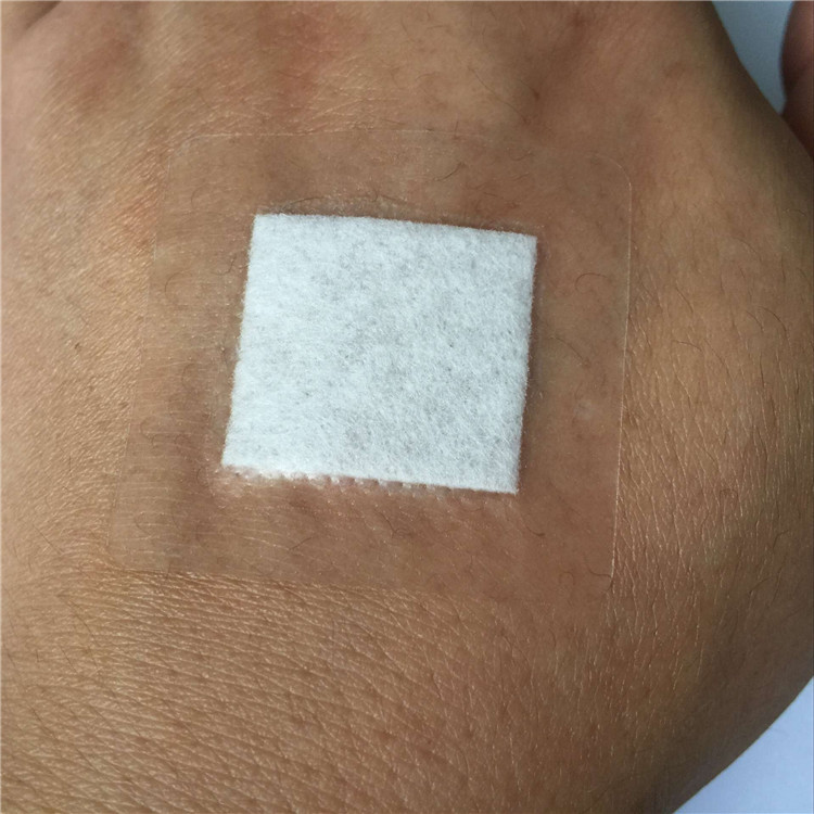 新型透明PU埋线贴创口贴，38*38正方形高档创可贴
