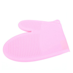 Microwave oven and oven heat insulation barbecue silicone gloves, 85g small second finger, anti-chemical, wear-resistant, direct factory sales