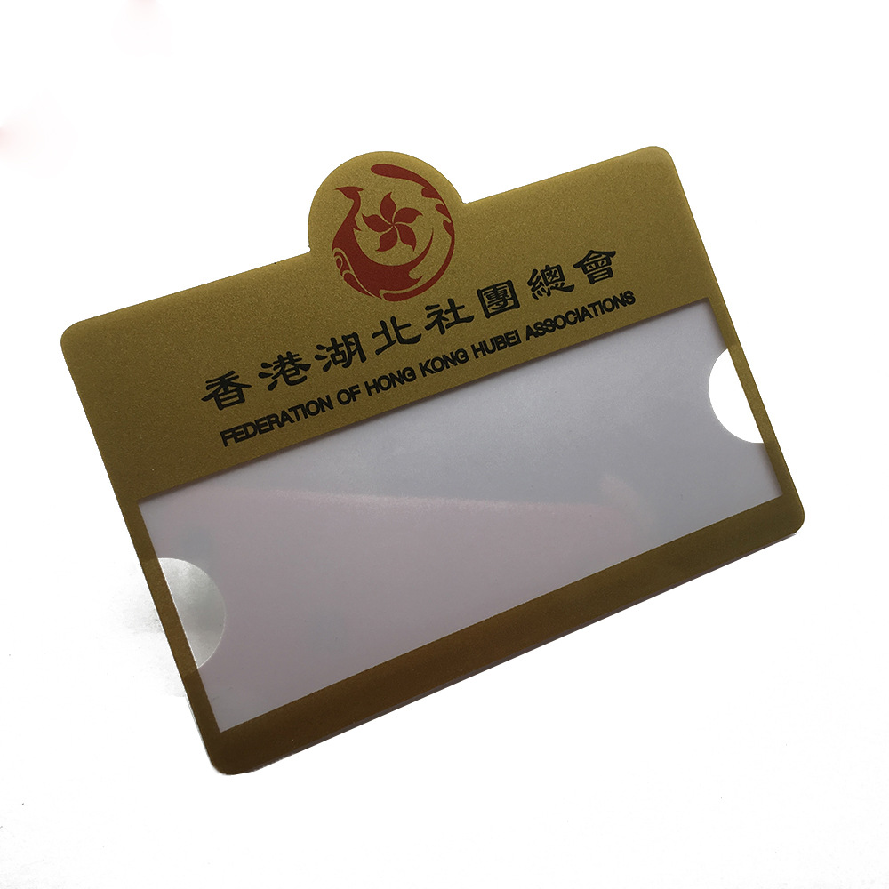 Клейте водонепроницаемой бумажной вставки пластиковый значок пластиковый магнитный значок акрилового значка можно заменить продукт