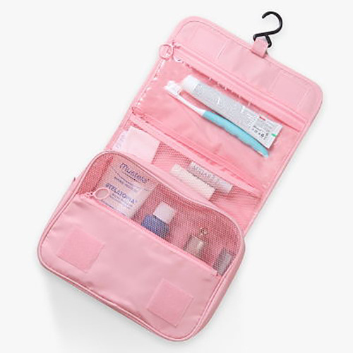 Hanging travel toothbrush holder, washbasin bag, wash and travel cosmetic bag, portable large capacity men and women's hair care and storage bag