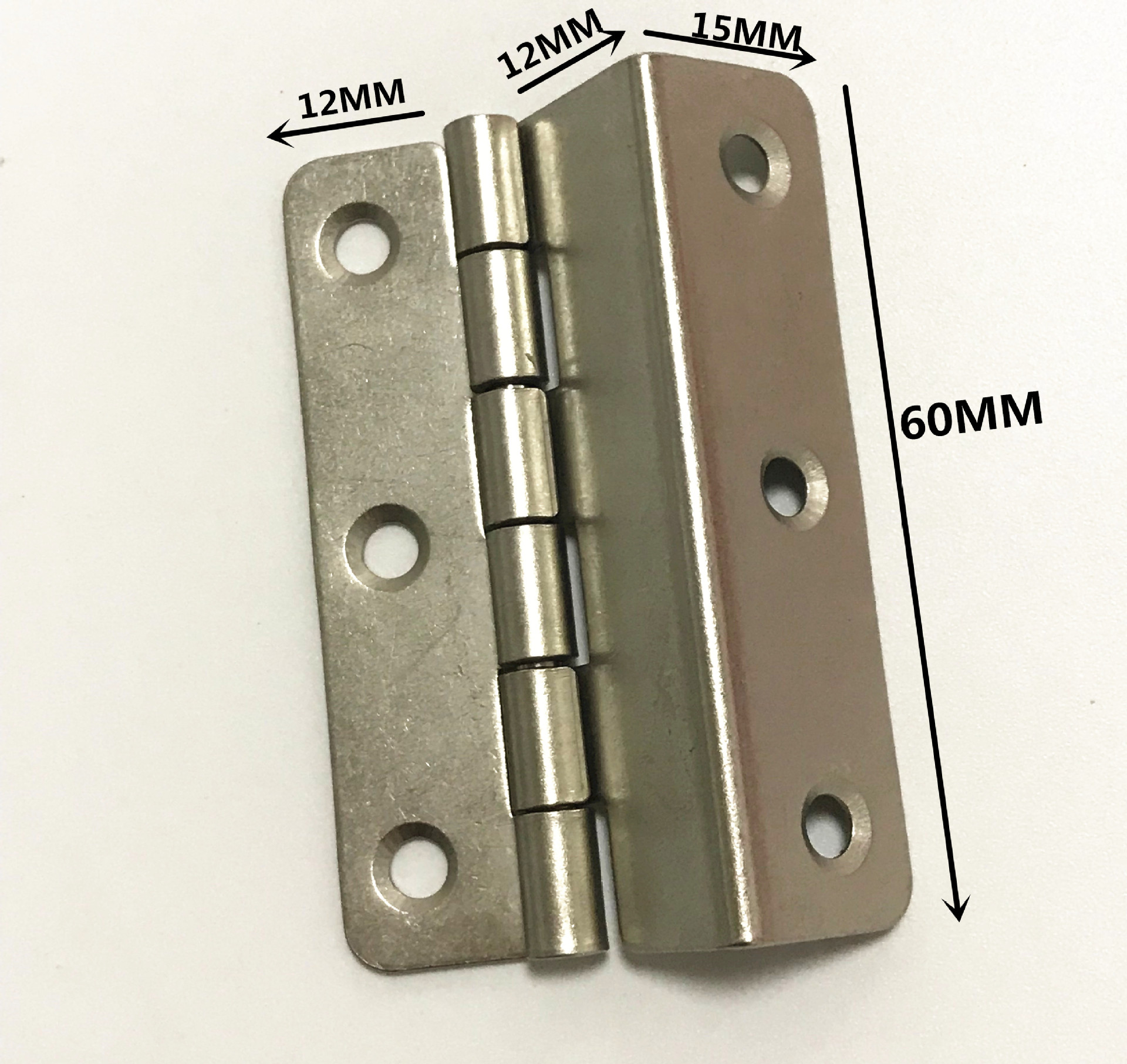 供应三折合页 家具五金配件 折弯合页 柜门合页 各种规格合页