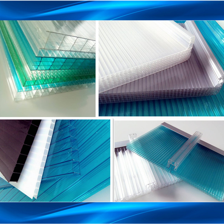 PC阳光板 蜂窝PC采光板 米字格耐力板 PC锁扣板 中空聚碳酸酯板