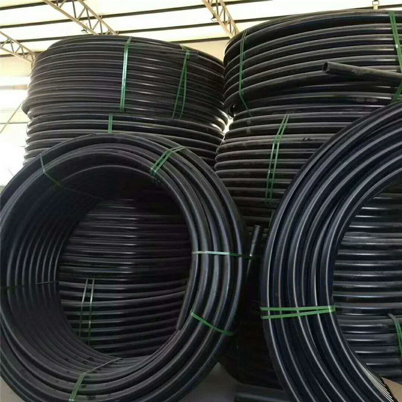 高密度聚已稀给水管厂家现货批发黑色PE滴灌管 给水管 批发不零售