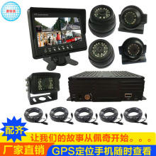 1080p红外摄像机货车高清盲区侧视倒车摄像头1080p四路硬盘录像机