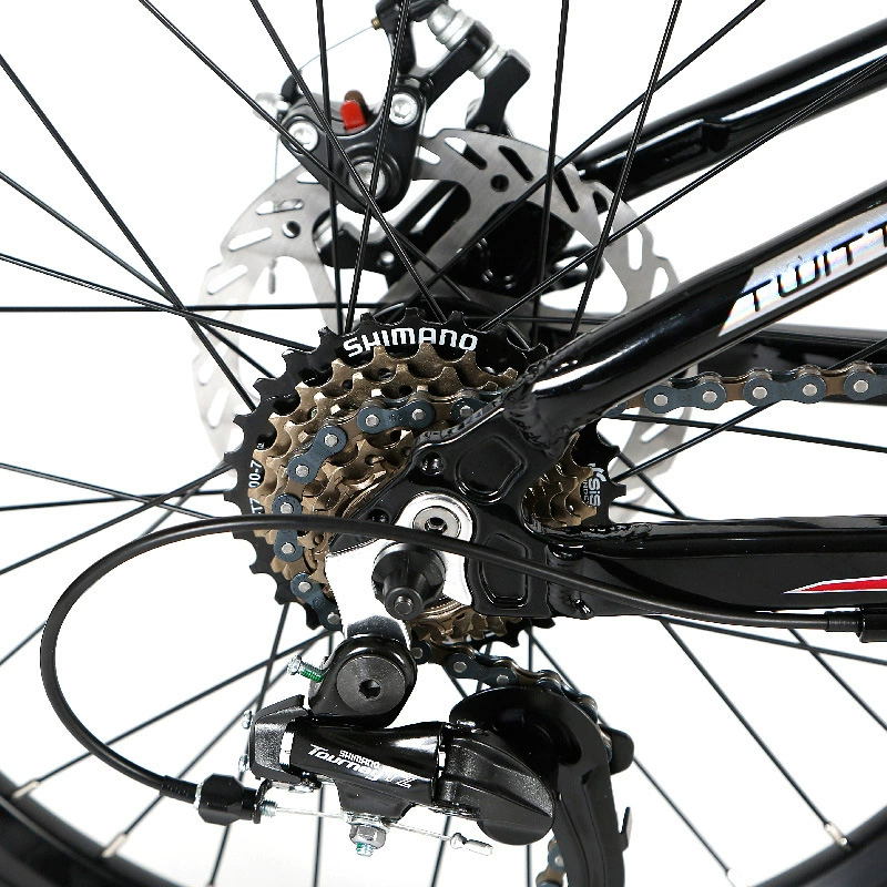 Mountain bike with brake system small-wheeled for students