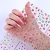 Nail stickers, children's trend fake nails for nails, sticker, accessory, internet celebrity, 3D