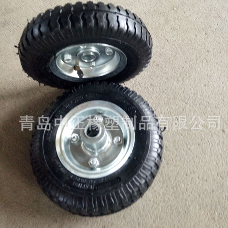 青岛厂家加工供应优良8*2胶粉轮 实心轮 多种规格轮胎