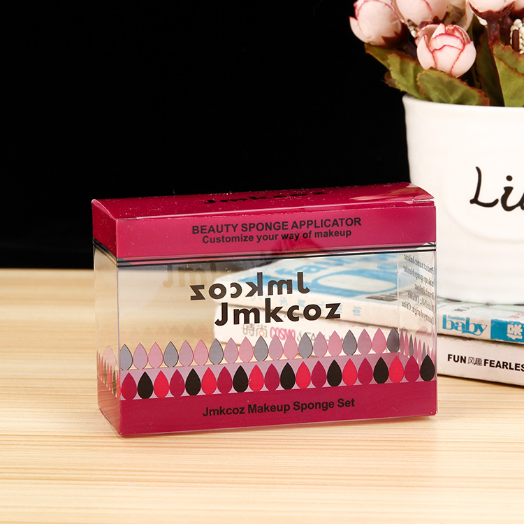 厂家直供彩色印刷透明塑料pvc盒 pet包装盒 pp包装盒