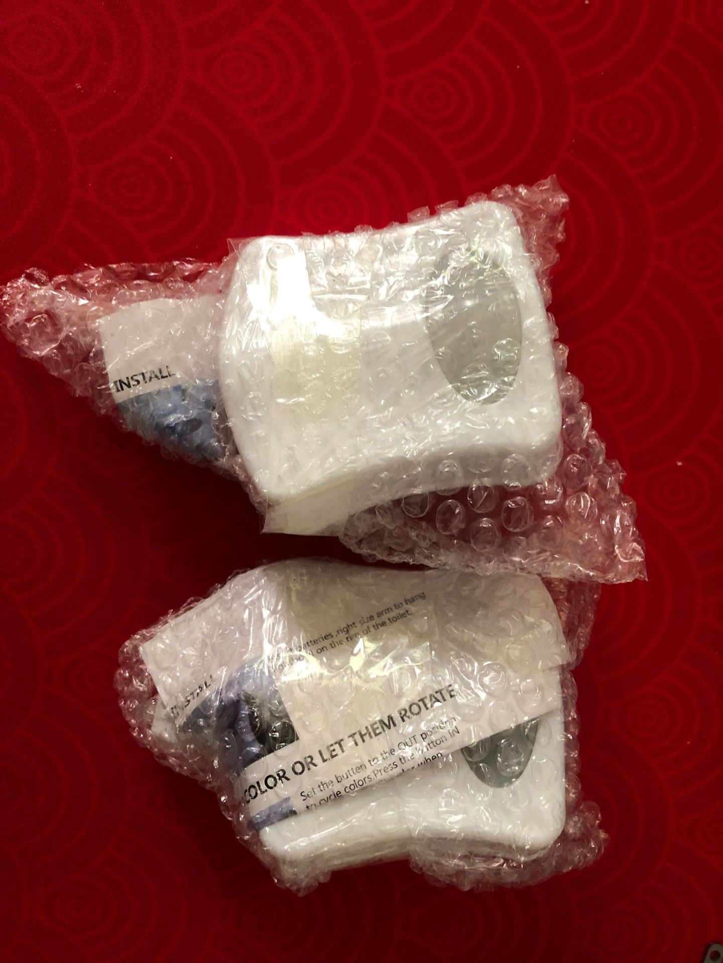 8-color 16-color inodoro lámpara de inducción colgante Cuerpo Humano inducción inteligente tapa del inodoro lámpara LED luz de la noche del inodoro