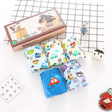 儿童内裤全棉男童内裤纯棉三角中大童包臀裤头男宝宝卡通汽车短裤