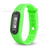 Factory spot LCD calorie sports runner watch Silicone gift electronics stroke bracelet approval