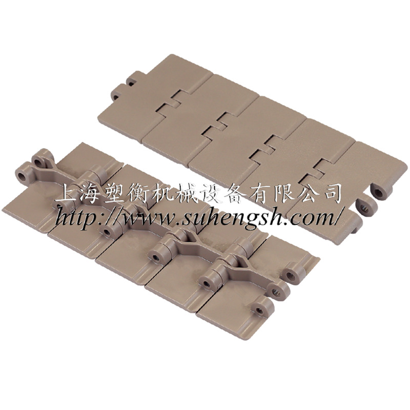 820-K450 k600塑料链板平顶链 K750直输行单绞链板 塑钢输送链板