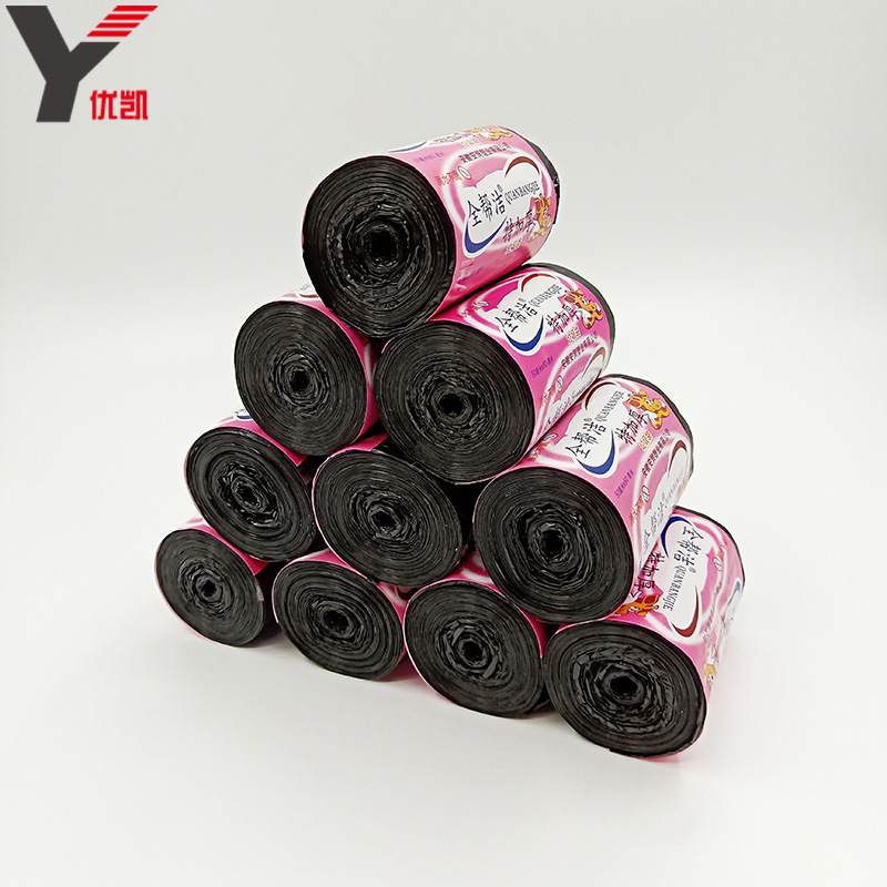 Factory Direct Sales 50*60 thickened decomposition garbage bag New Material point break disposable household garbage bag wholesale