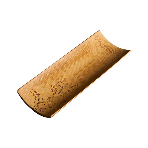 Caomuren Bamboo Tea Kung Fu Tea Set Tea Lotus Tea Ceremony Accessories One-piece drop-shipping tea towel holder bamboo pad tea dial