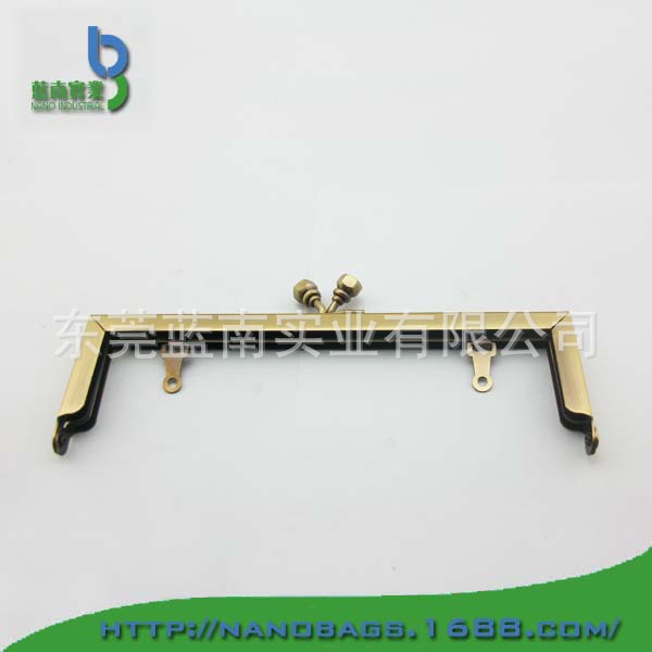 厂家促销直角平坑铰，手袋夹，钱包口金夹，酒杯开关头双耳精品手