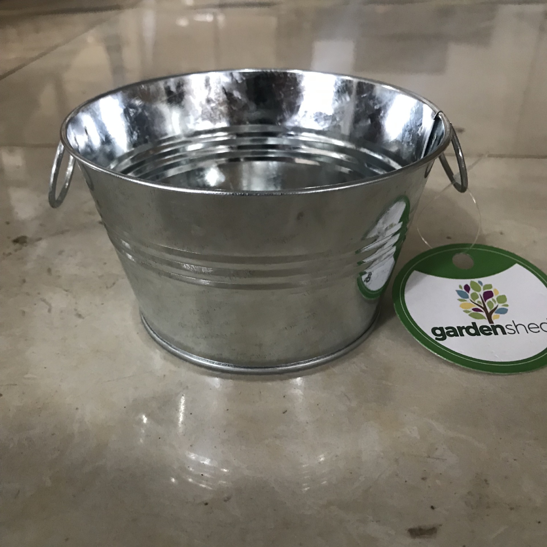 镀锌铁桶镀锌小铁桶双耳铁桶日式铁桶铁皮花盆工艺铁桶耐用