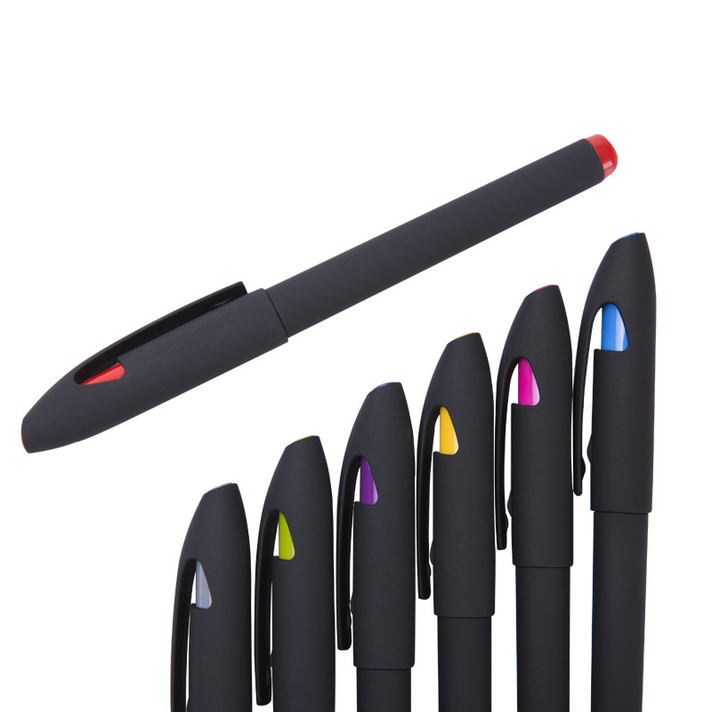 Nuevo bolígrafo publicitario, bolígrafo de agua de carbono LOGO personalizado, bolígrafo de góner, bolígrafo de código QR personalizado, bolígrafo a base de agua, bolígrafo de firma