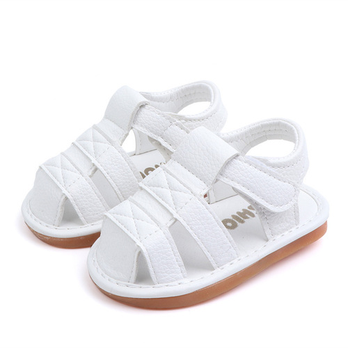 One piece drop-shipping baby toe-cap sandals 2019 spring and summer girls' shoes 0-2 years old infant girls toddler shoes