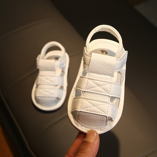 One piece drop-shipping baby toe-cap sandals 2019 spring and summer girls' shoes 0-2 years old infant girls toddler shoes