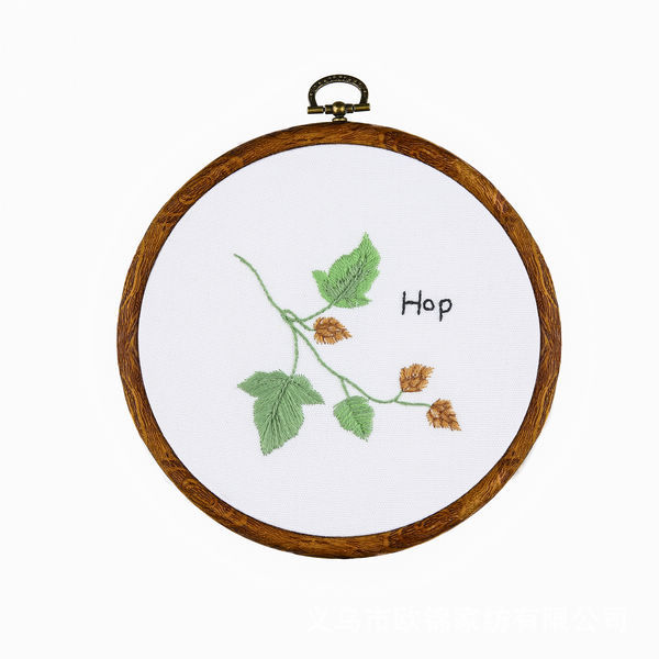 Directo de fábrica bordado Europeo DIY creativo productos hechos a mano principiante novato de punto de cruz simple paquete de material de bambú bordado elástico