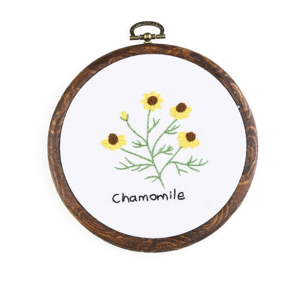 Directo de fábrica bordado Europeo DIY creativo productos hechos a mano principiante novato de punto de cruz simple paquete de material de bambú bordado elástico