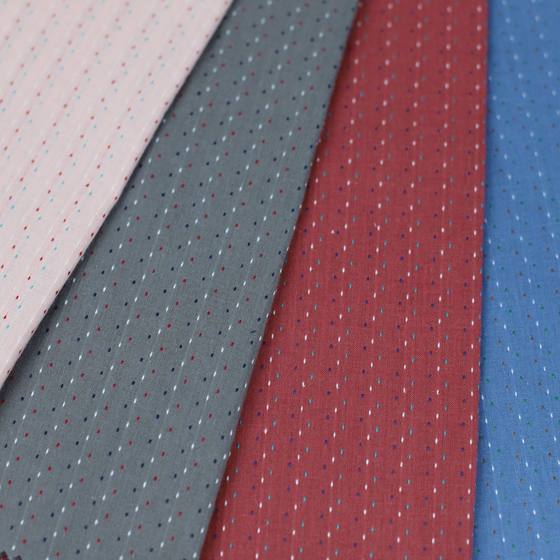 Cotton Yarn-dyed Small Jacquard Striped Color Cloth Children's Clothing Fashion Men's and Women's Couple Shirt Casual Jacket Fabric