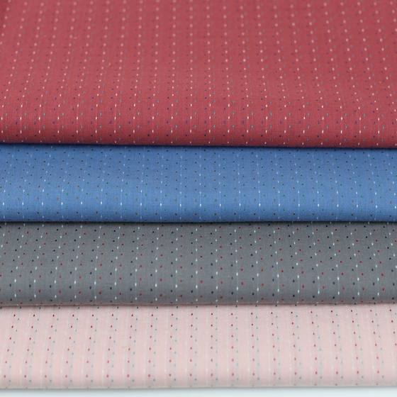 Cotton Yarn-dyed Small Jacquard Striped Color Cloth Children's Clothing Fashion Men's and Women's Couple Shirt Casual Jacket Fabric