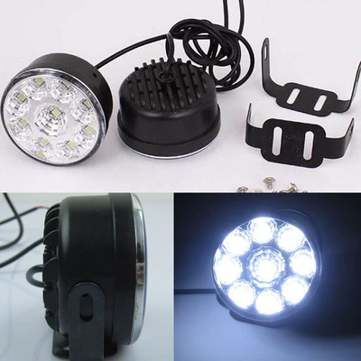 Round 9Led Daytime Running Lights Car Fog lamp