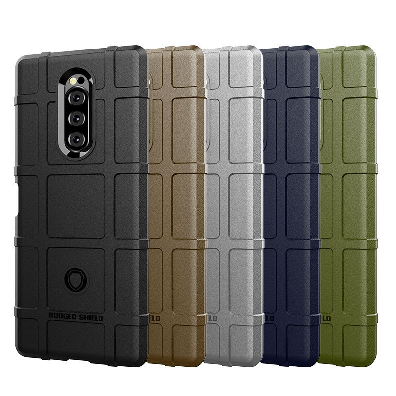 For Sony Xperia1 Phone Case Xperia Pro-I Protective Case Silicone Shield Thickened All-inclusive Soft Case