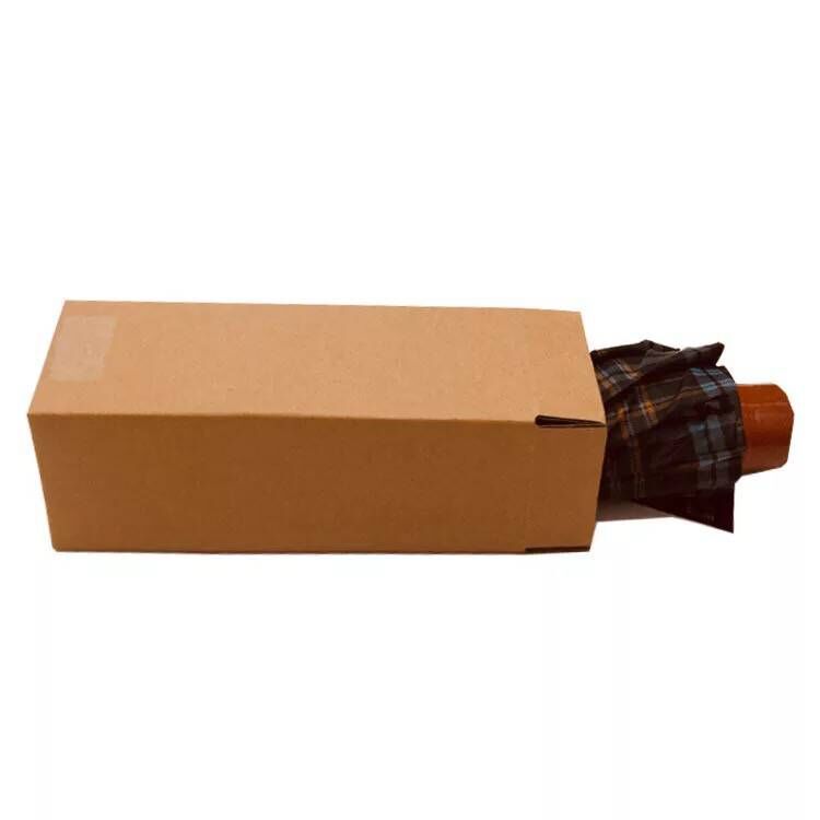 Cartón largo paraguas taza de aislamiento vino tinto champú caja de embalaje rectangular embalaje expreso cartón rectangular