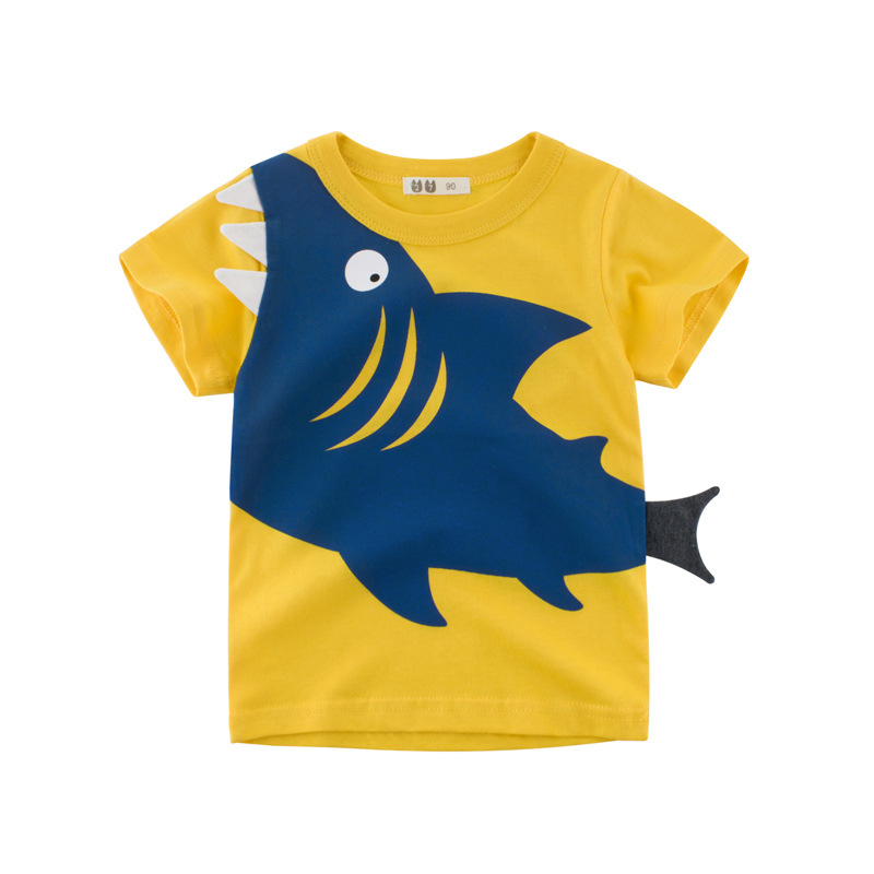 Los niños usan ropa para niños de estilo coreano Nueva fábrica de verano 2023 al por mayor Camiseta de manga corta para niños ropa para niños