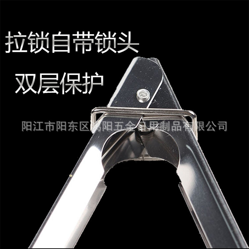 Clip de alimentos de acero inoxidable de 16 pulgadas clip de pan de barbacoa clip de barbacoa suministros de cocina clip de alimentos clip de carbono fabricante en stock