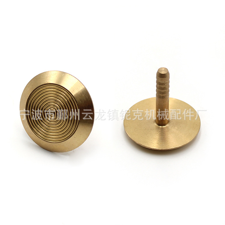 黄铜合金防滑光面盲道钉 机场地铁站医院商场盲道钉实心