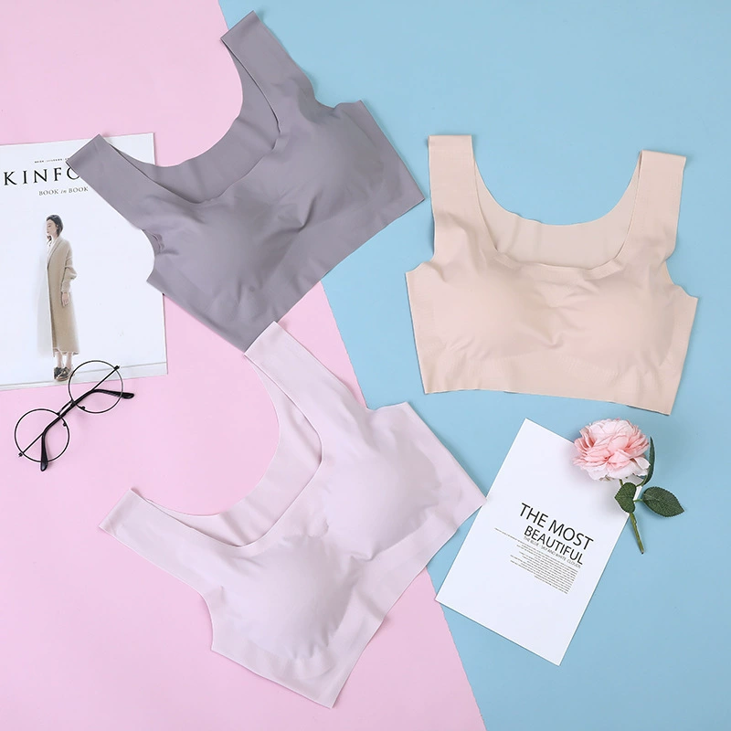 Sports Bra Japanese-style Wireless Yoga Bralette, Seamless Soft Support, Sizes S–XXL
