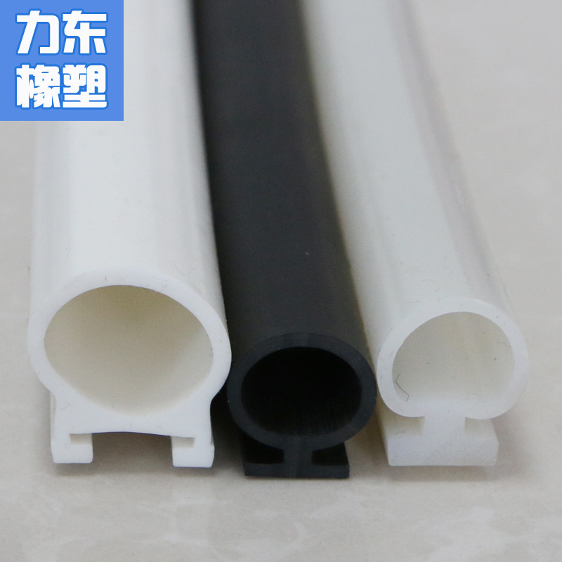 供应 LED压力波道闸杆硅胶条小区升降杆防撞胶条硅胶道闸杆防砸条