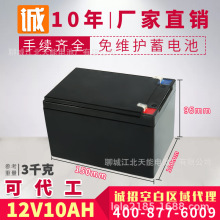 厂家直销高容量长寿命12V10AH电动二轮车、小海豚电单车专用电池